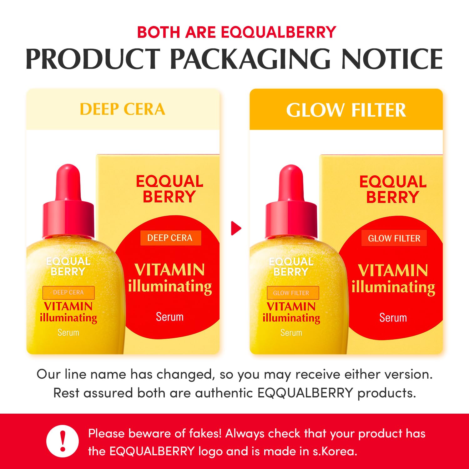 EQQUALBERRY Vitamin Illuminating Serum – Brightening Vitamin C Serum with Niacinamide | Strengthens skin barrier | Hydrates using Ceramide and Hyaluronic Acid, 1.01oz / 30ml